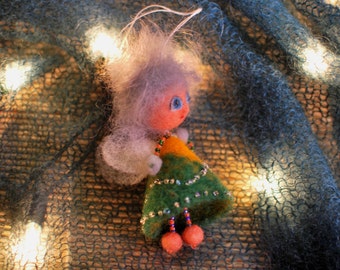 Angel Tree Topper Needle Felted Large