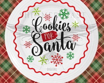 Christmas SVG Cut File | Cookies for Santa svg | Silhouette svg | Cricut svg | Christmas SVG design | Christmas SVG sayings