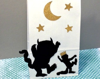 Where the Wild Things Are Party Bags, Favor Bags, Gift Bags, Goody Bags, Where the Wild Things Are Party Supplies