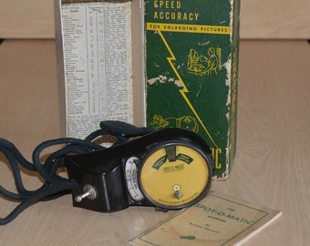 Vintage Spot-O-Matic Enlarging Meter