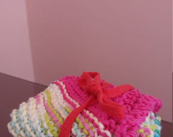 Colourful Geometric Washcloths Set of two.