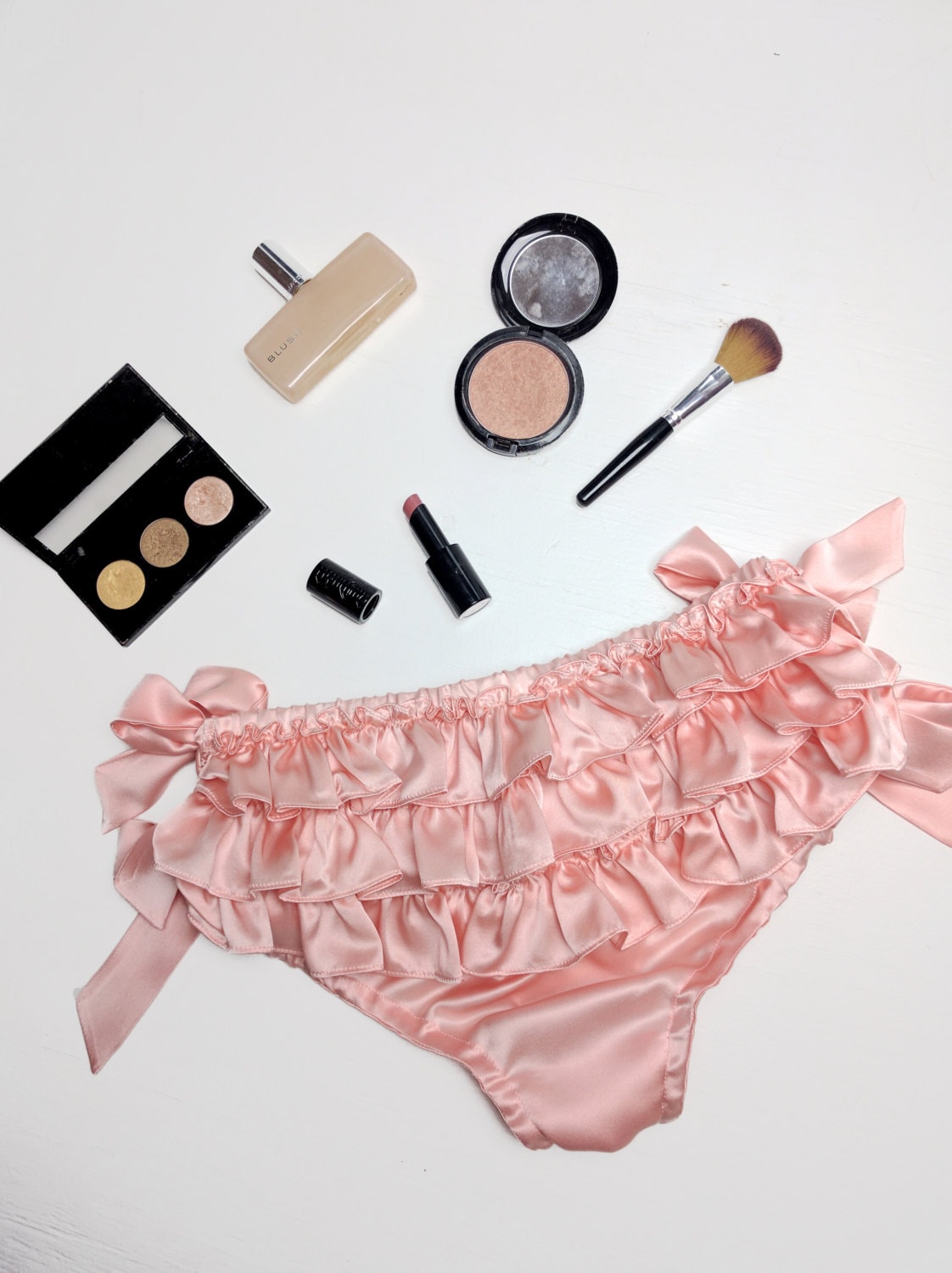 Silk ruffled panties the original silk ruffled knickers