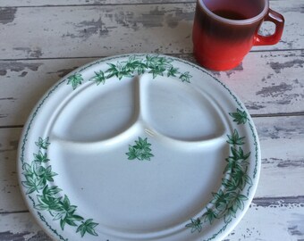Vintage Grill Plate -Divided Plate - Restaurantware Shenango China