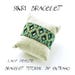 Bracelet tutorial, uneven peyote, bracelet pattern, seed beads pattern, bracelet tutorial, wide cuff, beading tutorial, SIKRI BRACELET, pdf