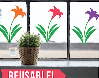 Window Cling Decorations easter decorations spring decor window cling reusable Window Cling Decorations easter decorations spring decor window cling reusable