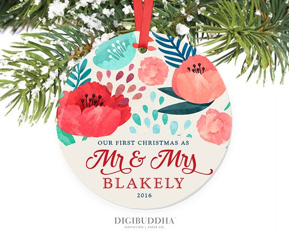 our first christmas mr and mrs ornament newlyweds ornament our first christmas mr and mrs ornament newlyweds ornament