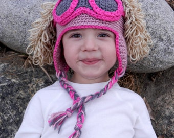 Paw Patrol Skye Crochet Hat Pattern