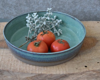 Large Pottery Serving bowl, Ceramic baking dish, cake baking dish, Pottery Bowl, Stoneware Bowl, Fruits Plate, Pasta Bowl, Salad Large Bowl