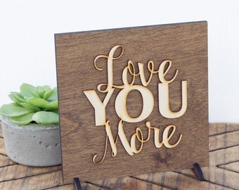 Anniversary Gift Idea - Valentine's Day Gift - Gifts for Couples - Wood Anniversary Gift - Love Quotes - Wood Signs Sayings - Bedroom Decor