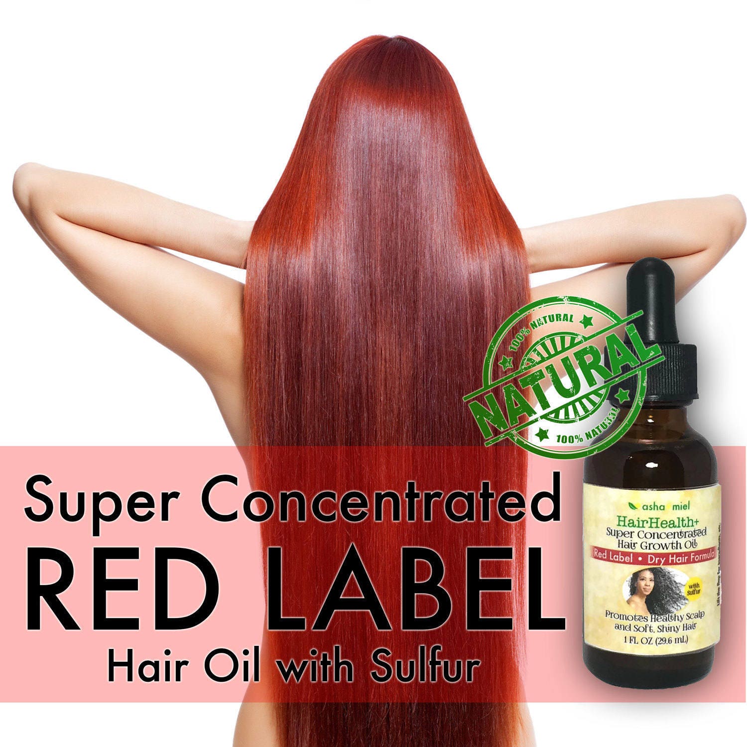 27 Ingredient Hair Oil Hair Growth Serum Castor Oil For