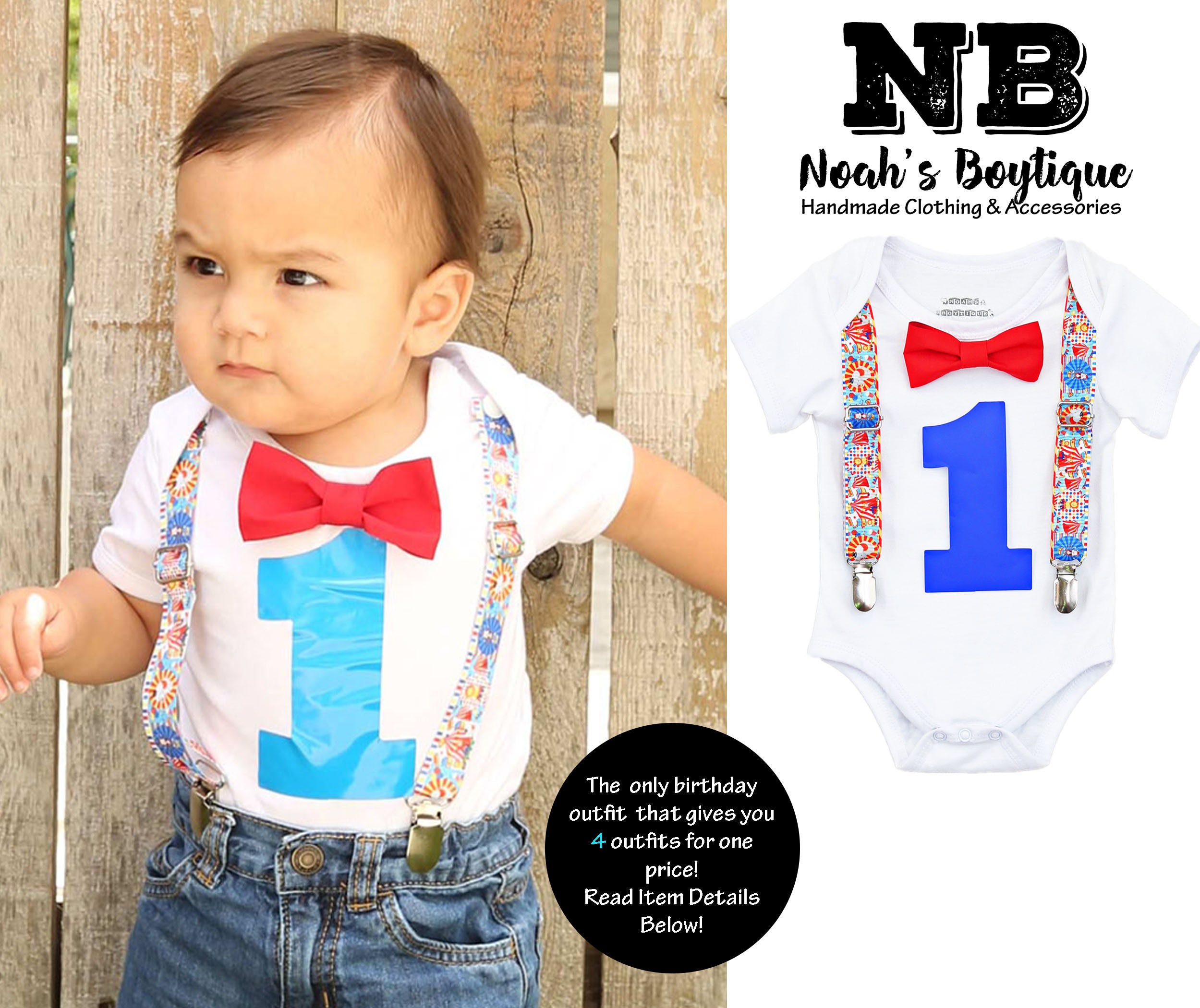 Circus Birthday Outfit Boys First Birthday Circus Animal