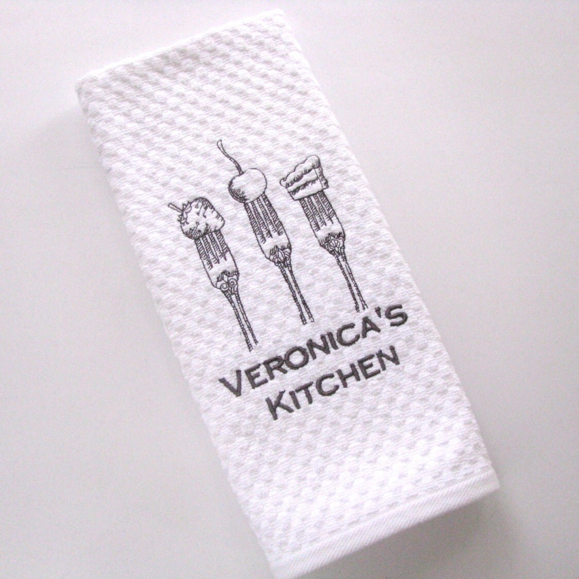 Custom Kitchen Towels housewarming anniversary gift wedding