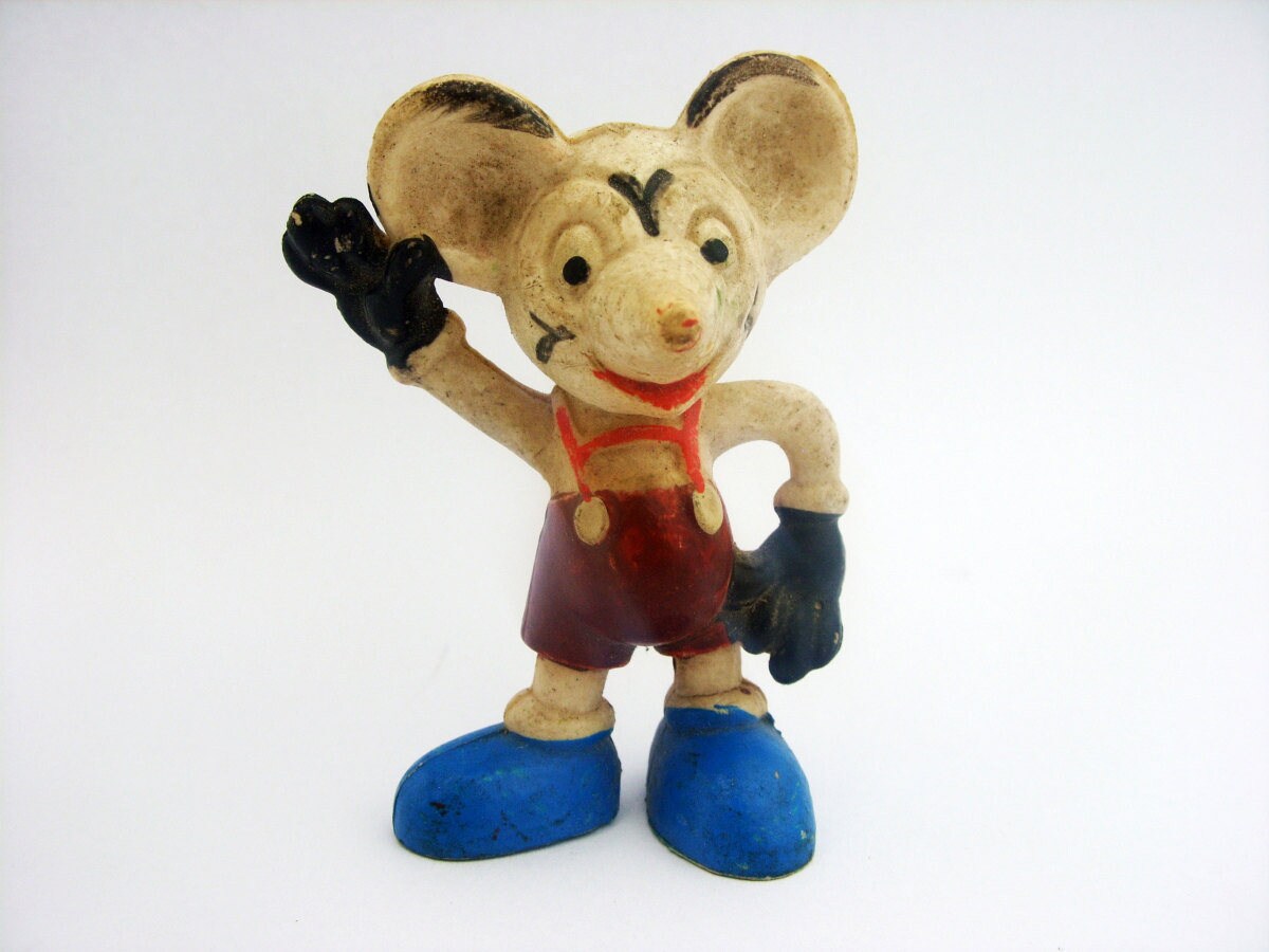 rubber mickey mouse doll