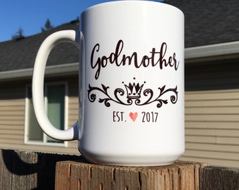 godmother mug // godmother gift // godmother // fairy godmother mug // gift for godmother // godparent gift // only the best // godmother
