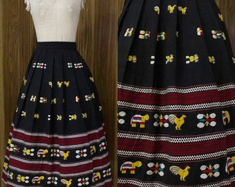 Mexican skirt | Etsy
