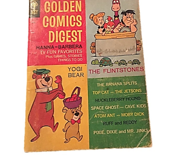 Vintage Yogi Bear 1969 Gold Key Comics - A Golden Magazine Special - Golden Comics Digest,