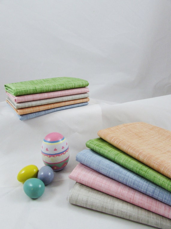 Color Weave Textured Solids, Fat Quarter Bundle by P & B Textiles