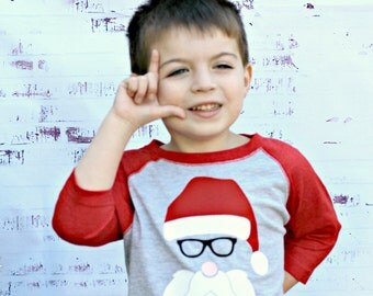 Toddler Santa Shirt - Toddler Christmas Shirt - Boy Christmas Shirt - Girl Santa Shirt - Santa Clause Shirt - Christmas Raglan Shirt - Santa