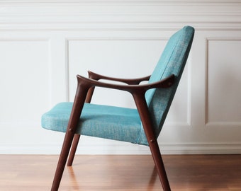Rare Danish Modern Rosewood Lounge Chair by Rolf Rastad and Adolf Relling for Møre Lenestolfabrikk