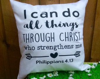 Bible verse pillow | Etsy