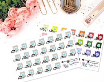 Laundry Planner Stickers (26 Stickers)