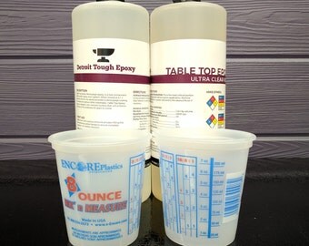 32oz Clear Epoxy Resin for Casting, Table Tops, Crafts & More