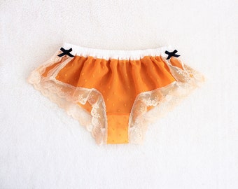 Soft Chiffon Dobby Dot Sleep Boxer/style ICHO (made to order)