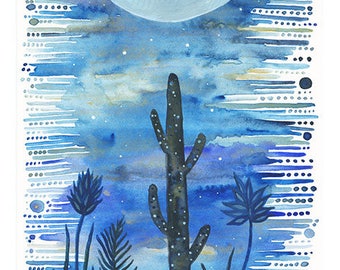 Studio Sale // Constellation Art // nursery art // Indigo Desert