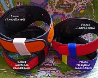 Disney MagicBand "Security Sleeves"! Keep your band secure on your wrist Sizes Large & Small. Disney MagicBand NOT Included! FREE Shipping!