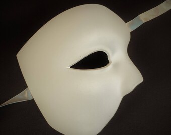 Masquerade Mask, White Half Mask, Venetian Mask, Masquerade Ball Masks, Masquerade Masks Women, Halloween Costume Mask Party