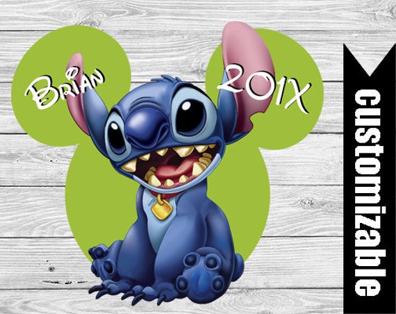 disney stitch iron on transfer