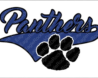 Panthers Baseball Softball SVG, DXF, EPS, Png Cut File for Cameo and Cricut, Baseball Svg, Baseball Mom, Panthers Svg, Instant Download