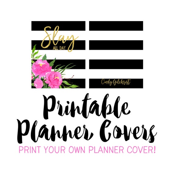 printable planner covers i design you print any