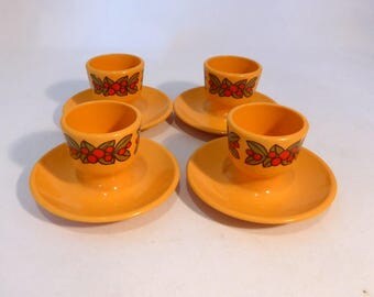 Emsa set of four egg cups – original from the 1970s
