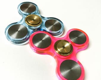Premium Tri-Spinner Fidget Spinner with NTO Core r188 3+Minute spin time