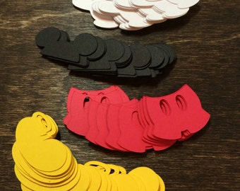 Mickey Mouse 150 Confetti pieces Mickey Mouse Birthday Party Decorations