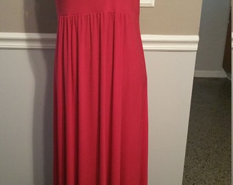 Tiana B. Polyester Spandex Maxi Dress Size Large