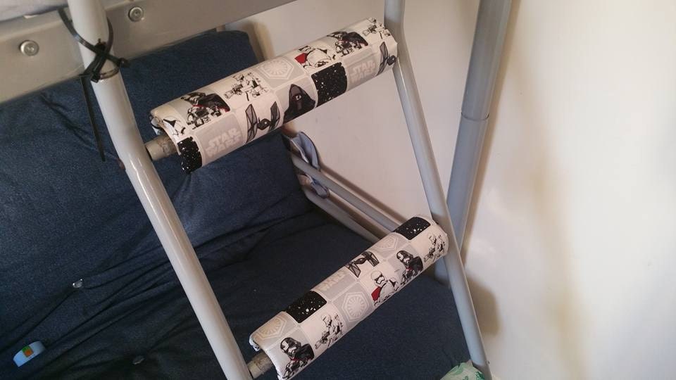 STAR WARS RUNGEEZE™ Padded Bunk Bed Ladder Rung Covers.