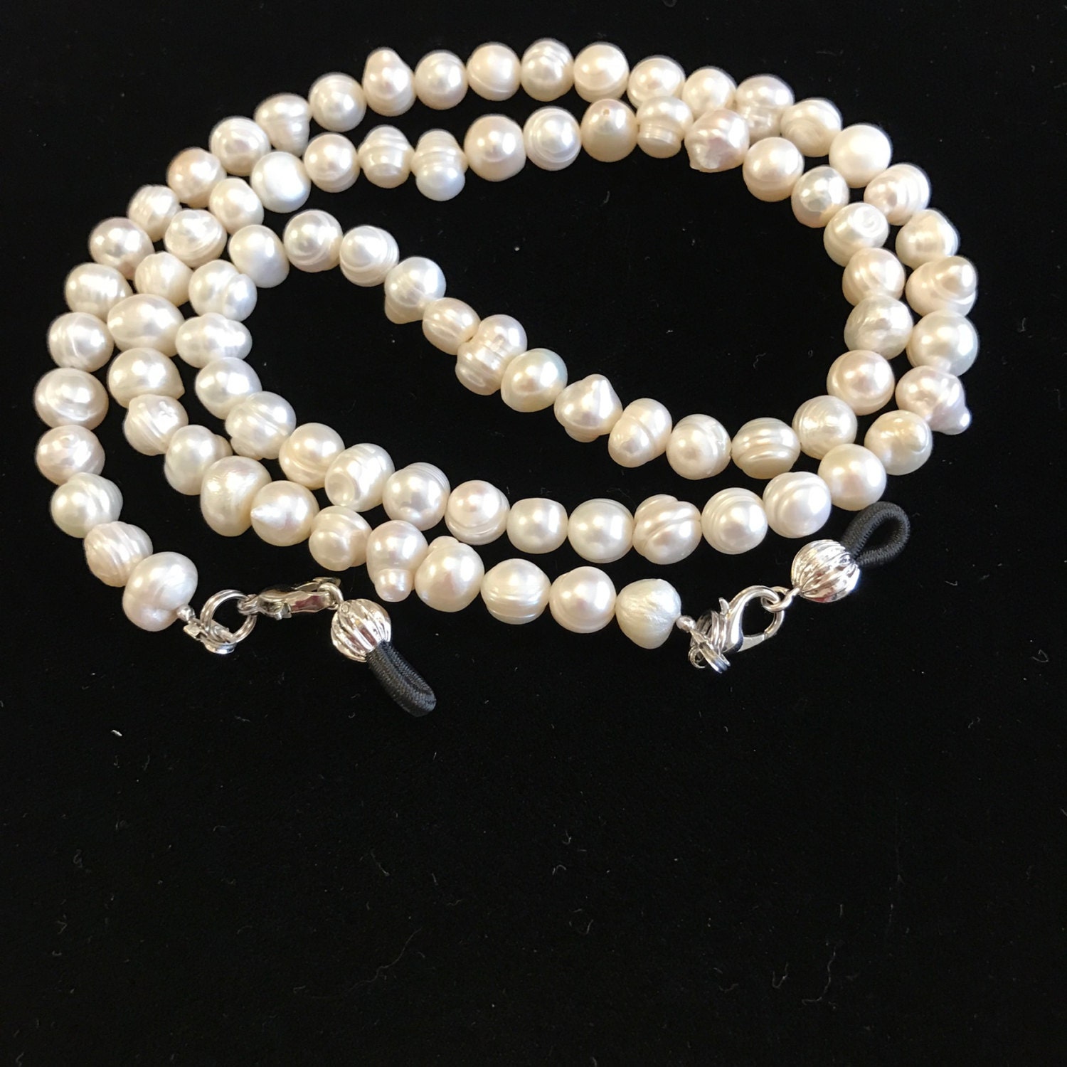 Fresh Water Pearl Beaded Eyeglass Chain-Sunglass