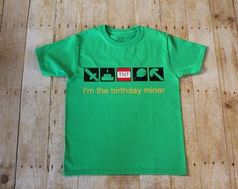 Birthday Minecraft Unisex T-shirt