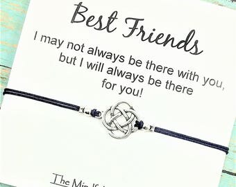 Best Friend Bracelet | Long Distance Gift Bracelet | Friendship Bracelet | Celtic Bracelet | BFF Bracelet | Best Friend Gift