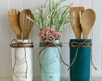 White Kitchen Jars white canister set coffee canister set kitchen decor White Kitchen Jars white canister set coffee canister set kitchen decor