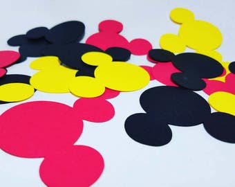 Mickey Jumbo Confetti, Mickey Confetti, Mickey Cutouts, Mickey Party Supplies, Mickey Decor, Mickey Party Decor, Mickey Mouse Confetti