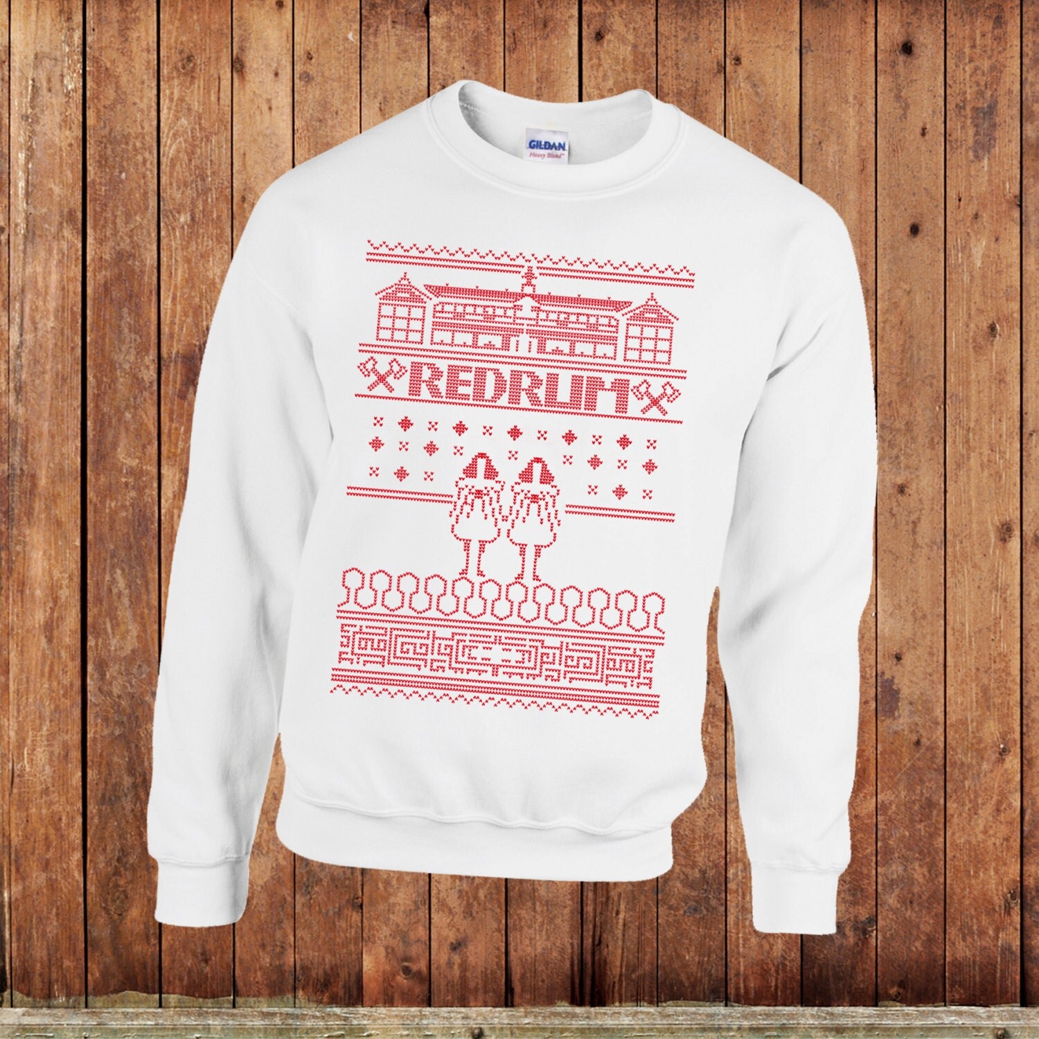 the shining christmas jumper Stephen King Stanley Kubrick