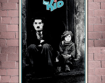 Film Poster The Kid - Charlie Chaplin - Formato: 50x70 CM