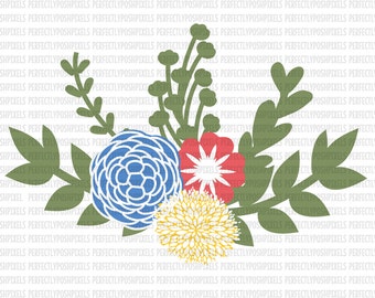 Download SVG Files Floral Swag silhouette cameo cricut design space