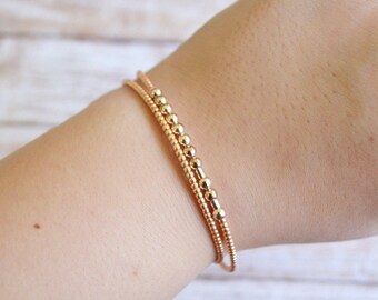 Morse code sister bracelet, beaded bracelet, morse code, rose gold bracelet, secret message, sister morse code, custom bracelet, sister