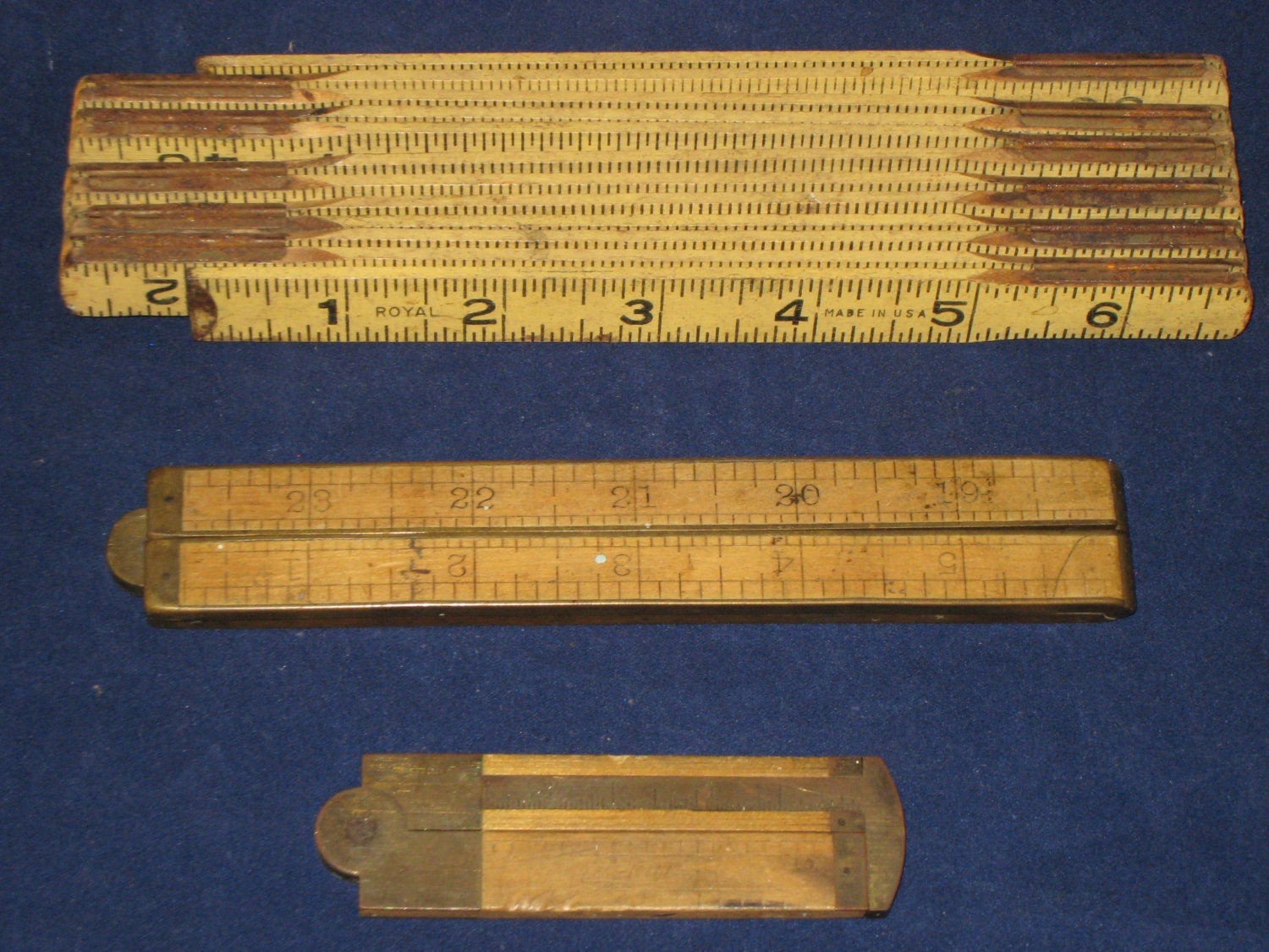 Wooden Rulers/Vintage Wooden Rulers/Antique Rulers/Vintage