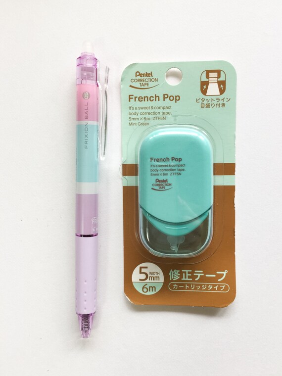 Limited Edition Japan Pentel French Color Pop Correction Tape