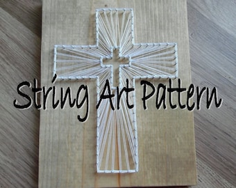 Cross string art Etsy Cross string art Etsy